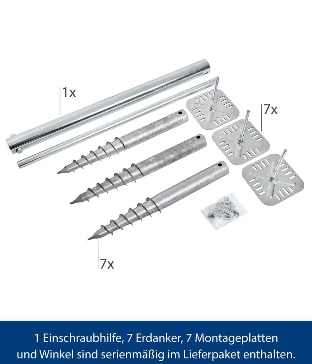 Hörmann Schraubfundament Set Typ 1 Silber Discount