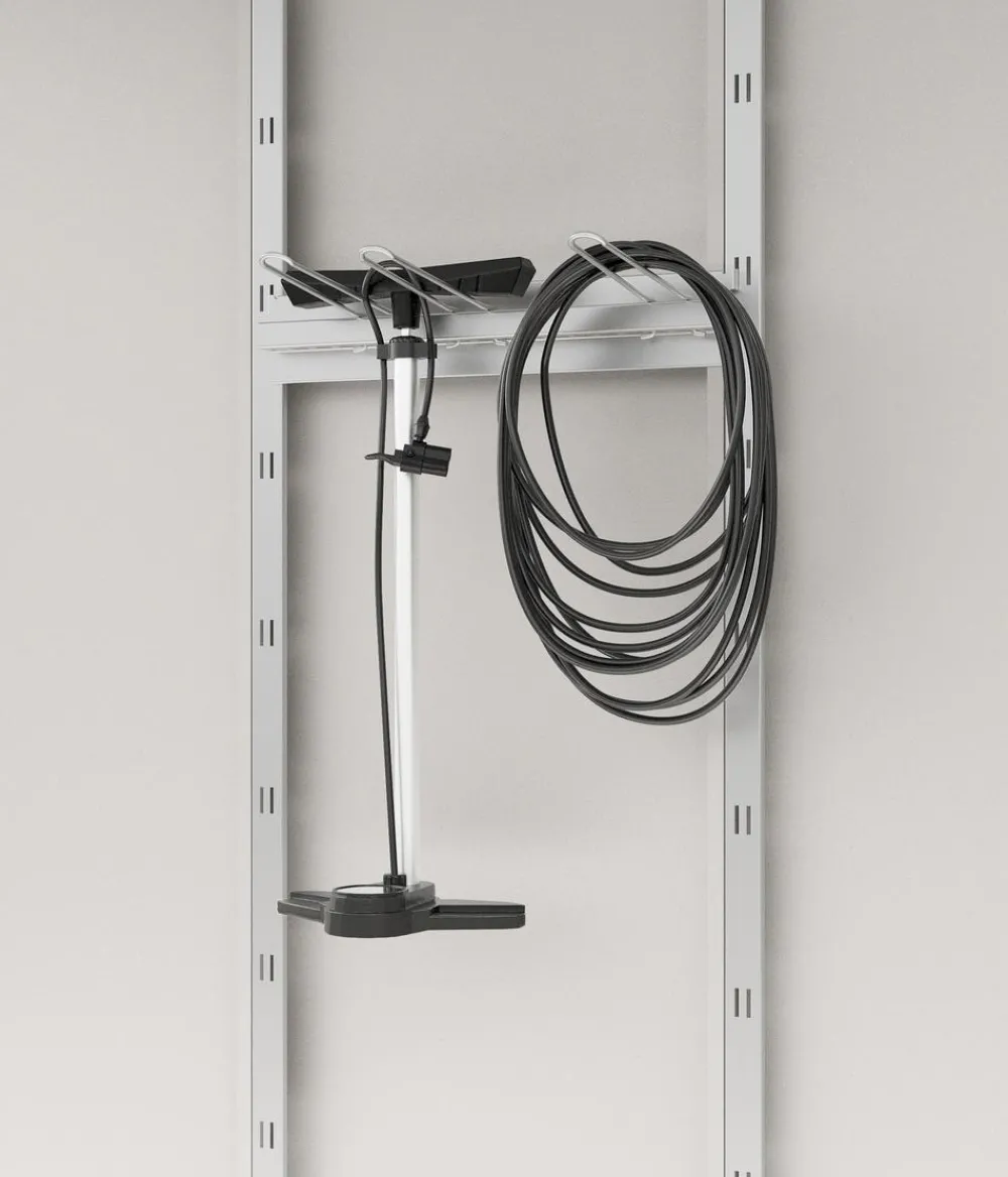 Hörmann Zubehör & Ausstattung > Stahl-Gerätehalter kurz, ca. B47 cm