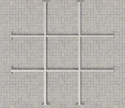 Hörmann Stahl-Unterkonstruktion für Gerätehaus Juno JSD14/JFD14/JPD14 Silber Outlet