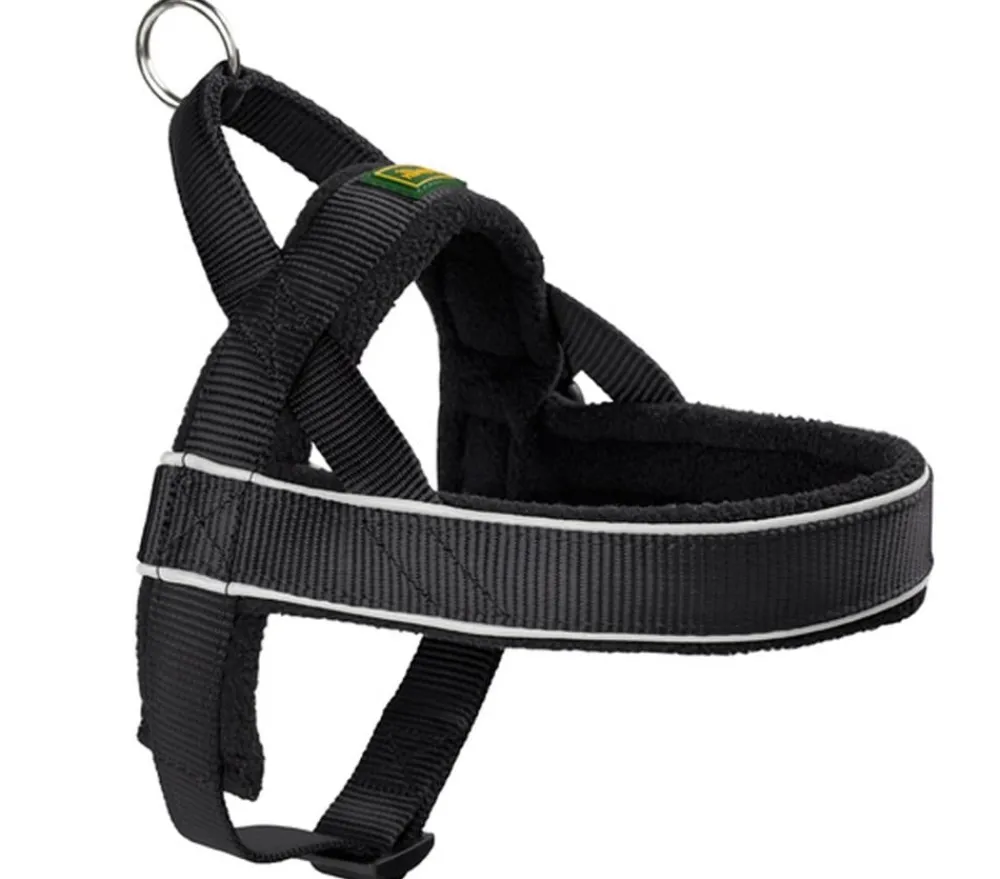 HUNTER® Hundehalsbänder & Geschirre - Hundegechirr Racing Schwarz