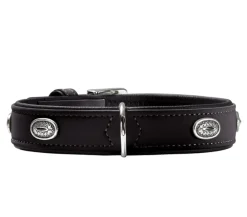 HUNTER® Hundehalsbänder & Geschirre - Hundehalsband Softie Stone, Schwarz