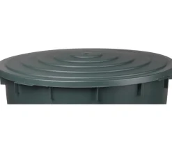 ICS Kunststoff-Deckel für Regentonne 500 l, rund, Dunkelgrün Outlet