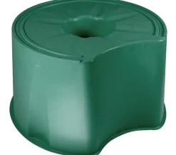 ICS Regentonnen & Zisternen - Kunststoff-Sockel für Regentonne 210/310 l, rund, Dunkelgrün