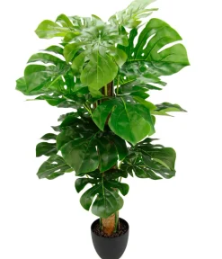 I.GE.A . Kunstpflanze Fensterblatt - Monstera deliciosa im Kunststoff-Topf, ca. H90 cm Grün Online