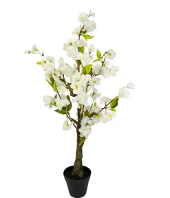 I.GE.A Kunstpflanzen - . Kunstpflanze Kirschbaum mit en Blüten im Topf, ca. H78 cm