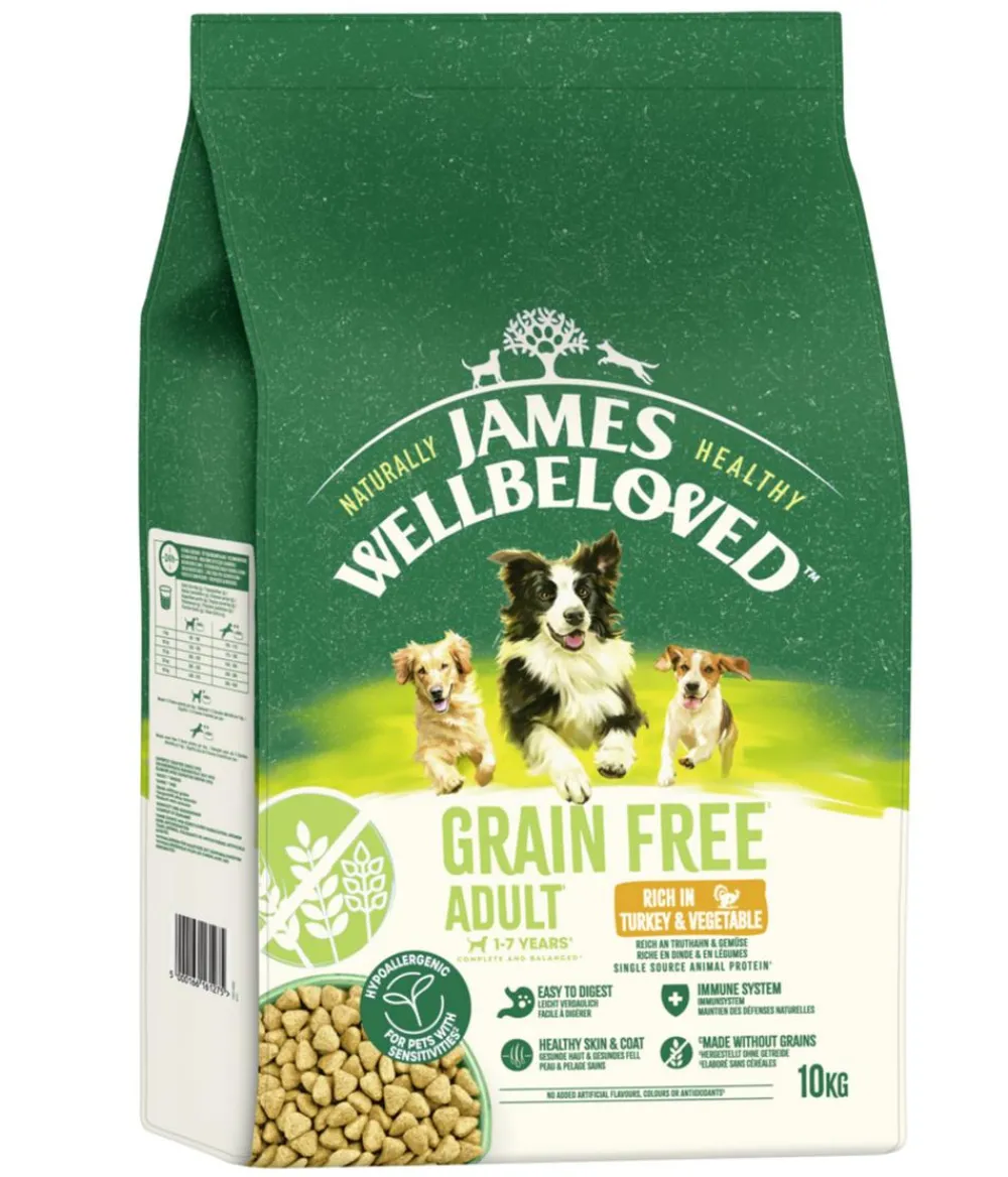 JAMES WELLBELOVED™ James Wellbeloved Trockenfutter für Hunde Grainfree Adult, Truthahn & Gemüse Sale