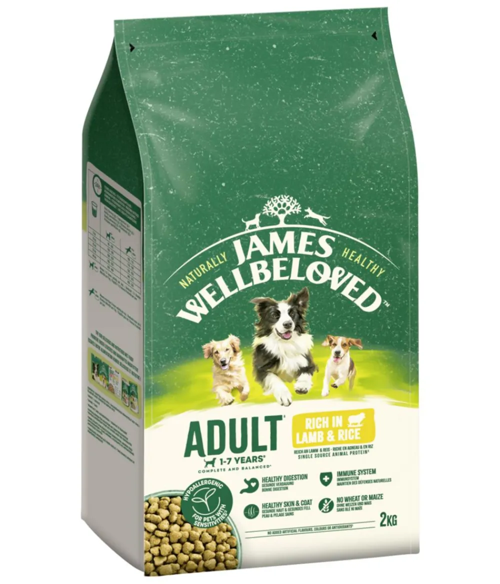 JAMES WELLBELOVED™ James Wellbeloved Trockenfutter für Hunde Adult, Lamm & Reis Discount