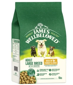 JAMES WELLBELOVED™ James Wellbeloved Trockenfutter für Hunde Large Breed Adult, Truthahn & Reis, 10 kg Discount