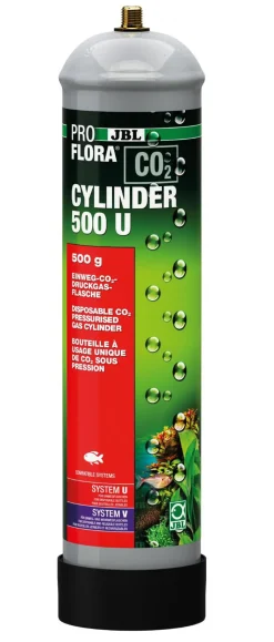 JBL PROFLORA CO2 Cylinder U, 500 g Grau Clearance