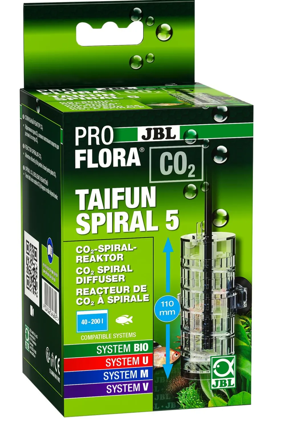JBL PROFLORA CO2 Reaktor Taifun Spiral 5, 40-200 l Sale