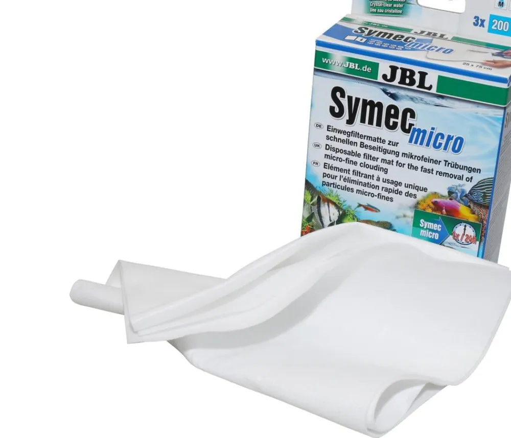 JBL Mehr Aquarium Zubehör - SymecMicro Einwegfiltermatte für Aquarium-Filter