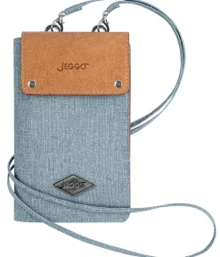 JEGGO Mehr Transport & Unterwegs - Handytasche Catherine, ca. B11/H18,5/T3 cm Blau