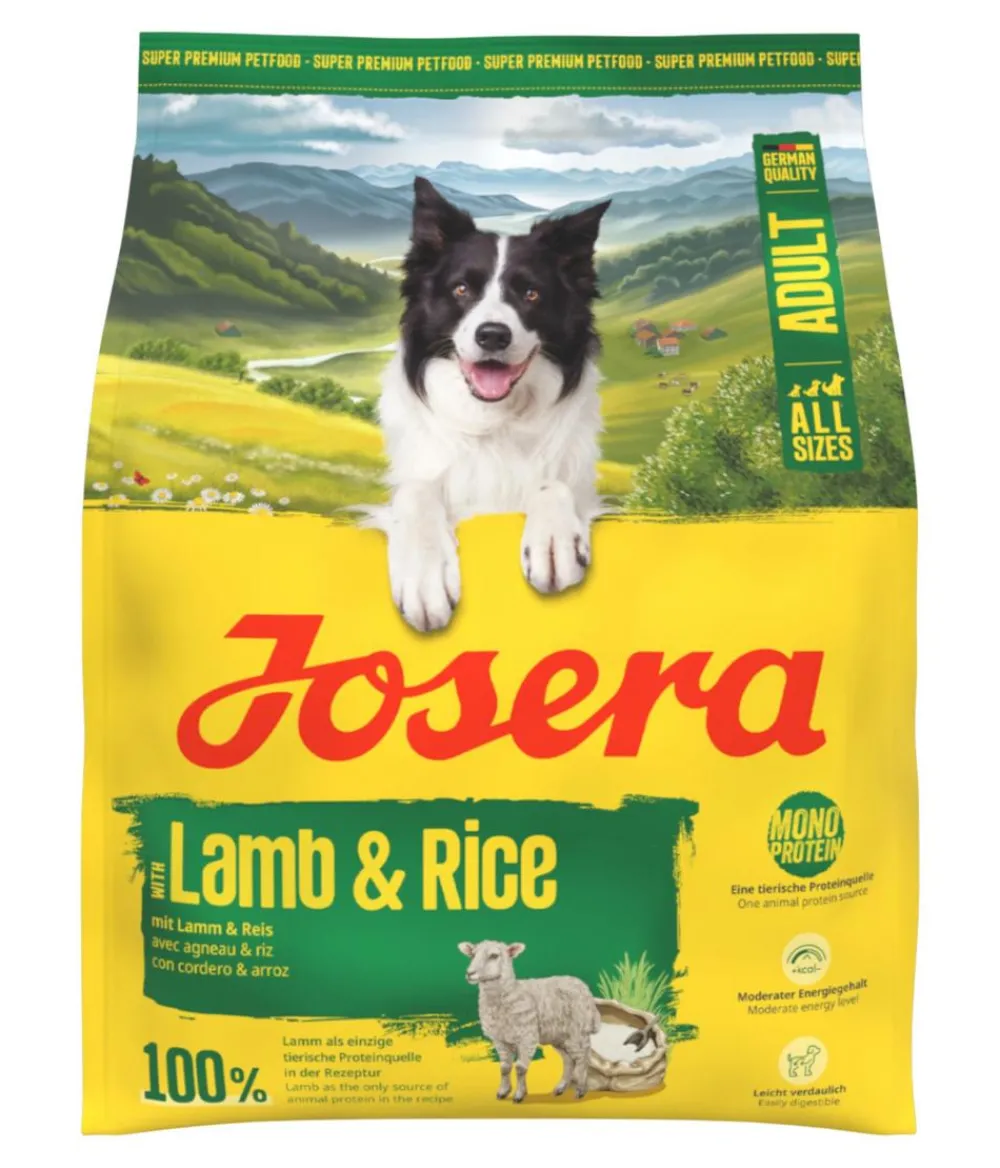 Josera Trockenfutter für Hunde Adult, Lamm & Reis Best