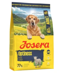 Josera Trockenfutter Hund - Trockenfutter für Hunde Optiness Medi/Maxi Adult, Lamm