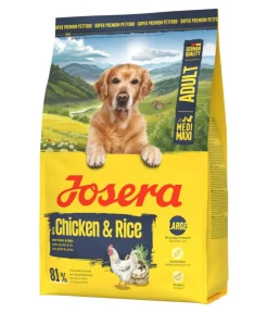 Josera Trockenfutter Hund - Trockenfutter für Hunde Medi/Maxi Adult, Huhn & Reis