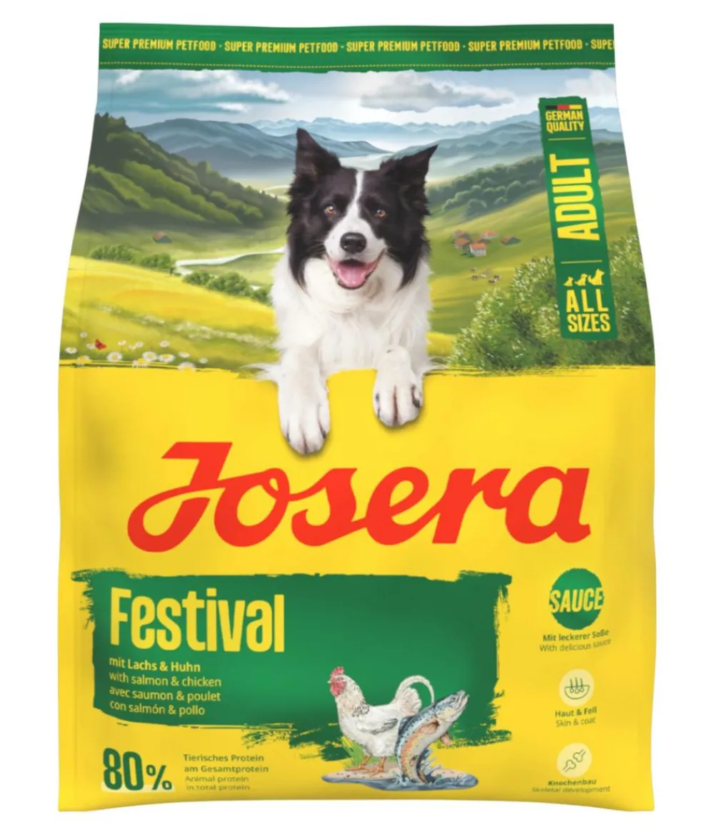 Josera Trockenfutter Hund > Trockenfutter für Hunde Festival Adult, Lachs & Huhn