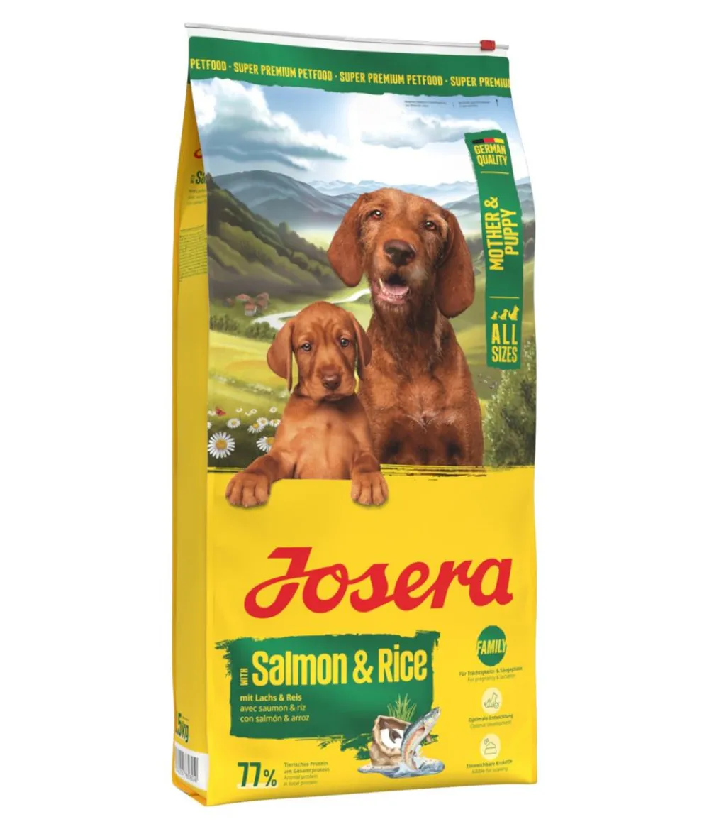 Josera Trockenfutter Hund > Trockenfutter für Hunde Mother & Puppy, Lachs & Reis