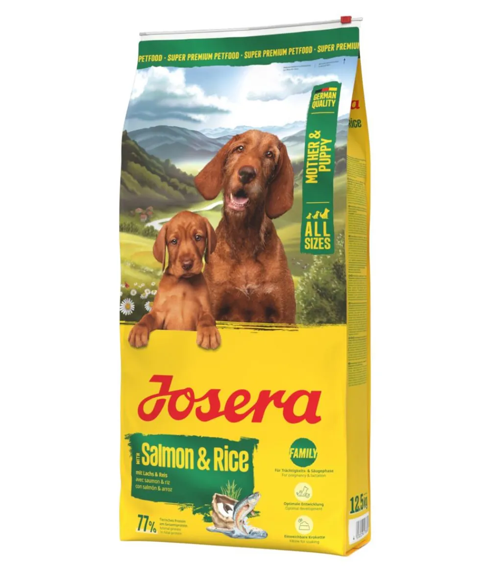 Josera Trockenfutter Hund > Trockenfutter für Hunde Mother & Puppy, Lachs & Reis
