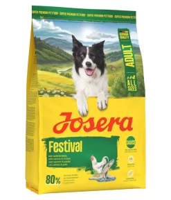 Josera Trockenfutter Hund - Trockenfutter für Hunde Festival Adult, Lachs & Huhn