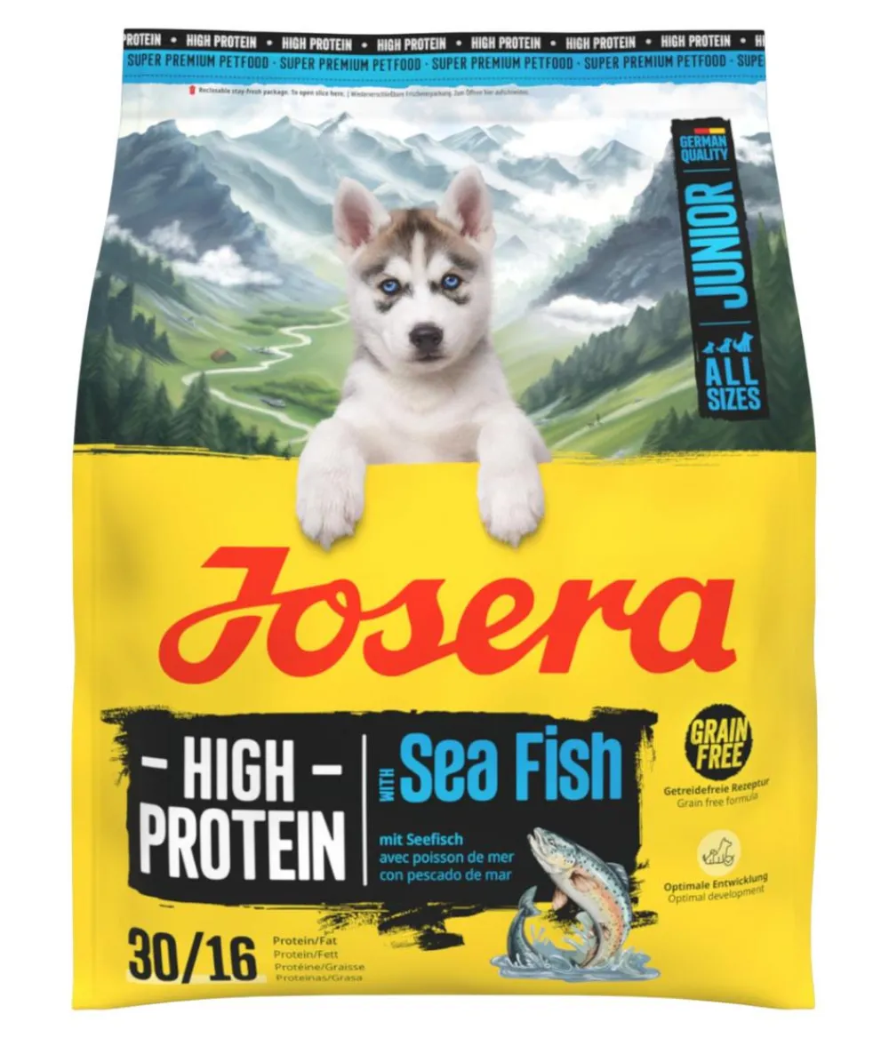 Josera Trockenfutter für Hunde High Protein Junior, Seelachs Online