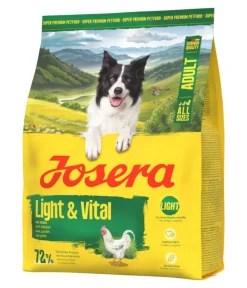 Josera Trockenfutter für Hunde Light und Vital Adult, Huhn