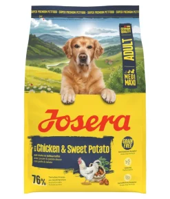 Josera Trockenfutter für Hunde Medi/Maxi Adult, Huhn & Süßkartoffel Best