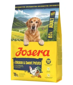 Josera Trockenfutter für Hunde Medi/Maxi Adult, Huhn & Süßkartoffel Best