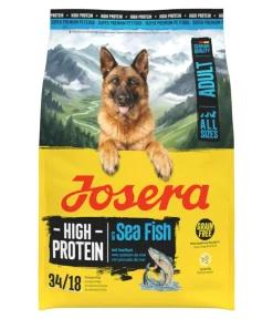 Josera Trockenfutter Hund - Trockenfutter für Hunde High Protein Adult, Seelachs
