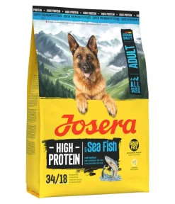 Josera Trockenfutter Hund - Trockenfutter für Hunde High Protein Adult, Seelachs