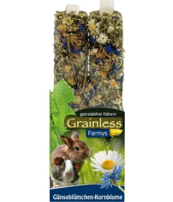 JR FARM Nagersnacks - Nagersnack Grainless Farmys Gänseblümchen-Kornblume