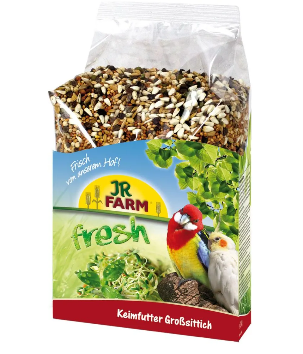 JR FARM Vogelfutter & Snacks > Vogelfutter fresh Keimfutter für Großsittiche, 1 kg