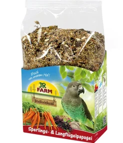 JR FARM Vogelfutter & Snacks - Vogelfutter Individual Sperlings- & Langflügelpapagei, 1 kg