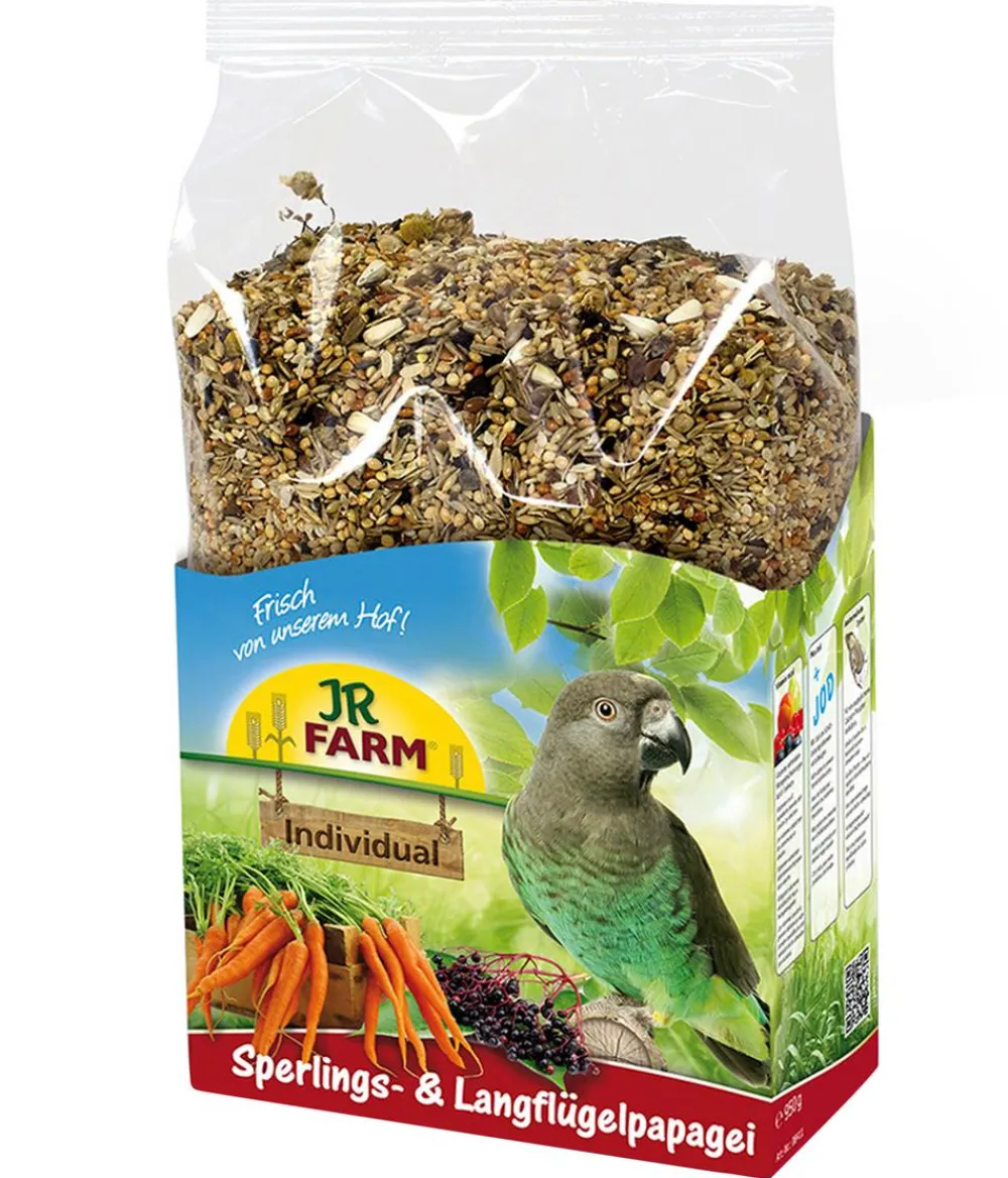 JR FARM Vogelfutter & Snacks - Vogelfutter Individual Sperlings- & Langflügelpapagei, 1 kg