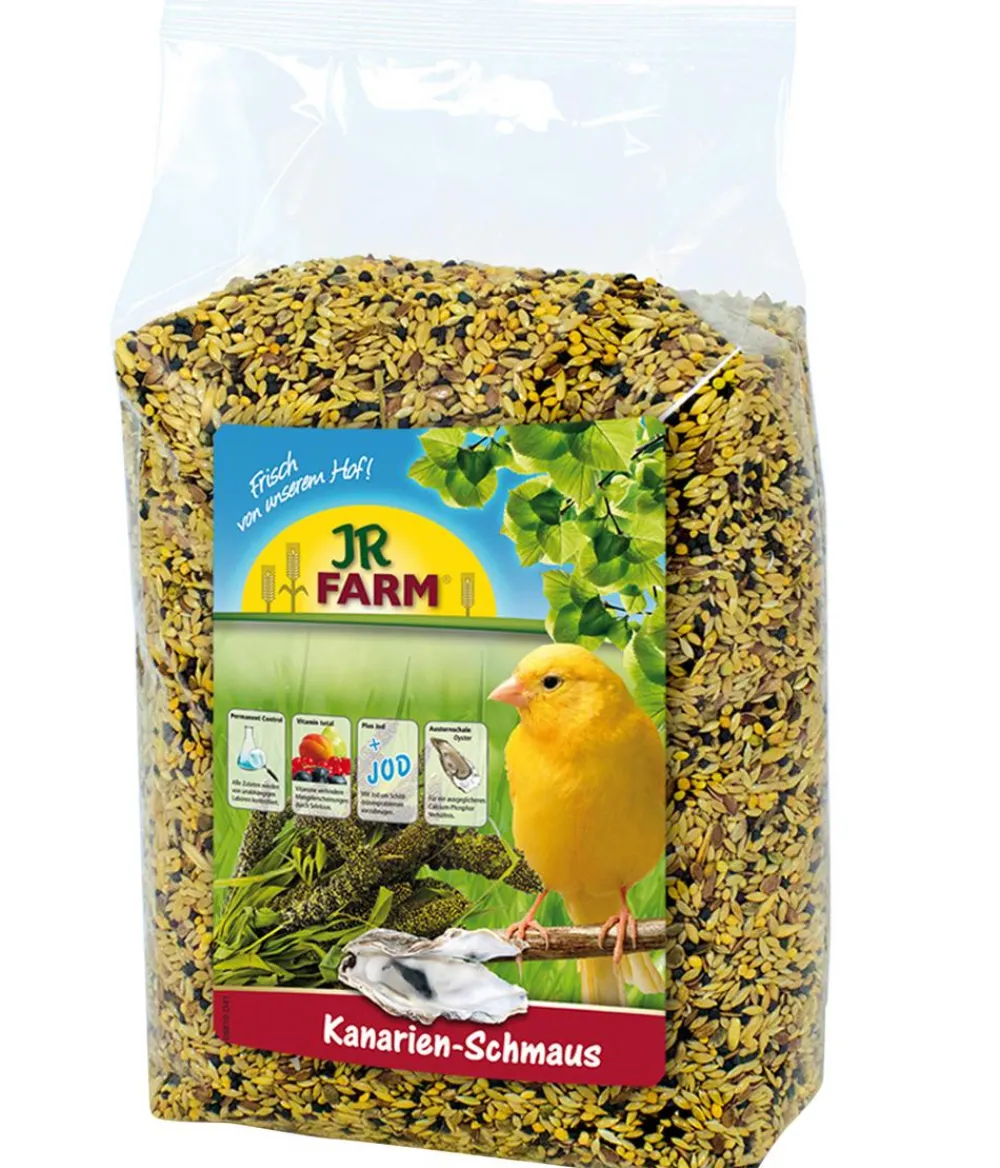 JR FARM Vogelfutter & Snacks - Vogelfutter Kanarien-Schmaus, 1 kg