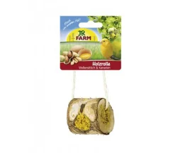 JR FARM Vogelfutter & Snacks - Vogelsnack Holzrolle Wellensittich & Kanarien, 150 g