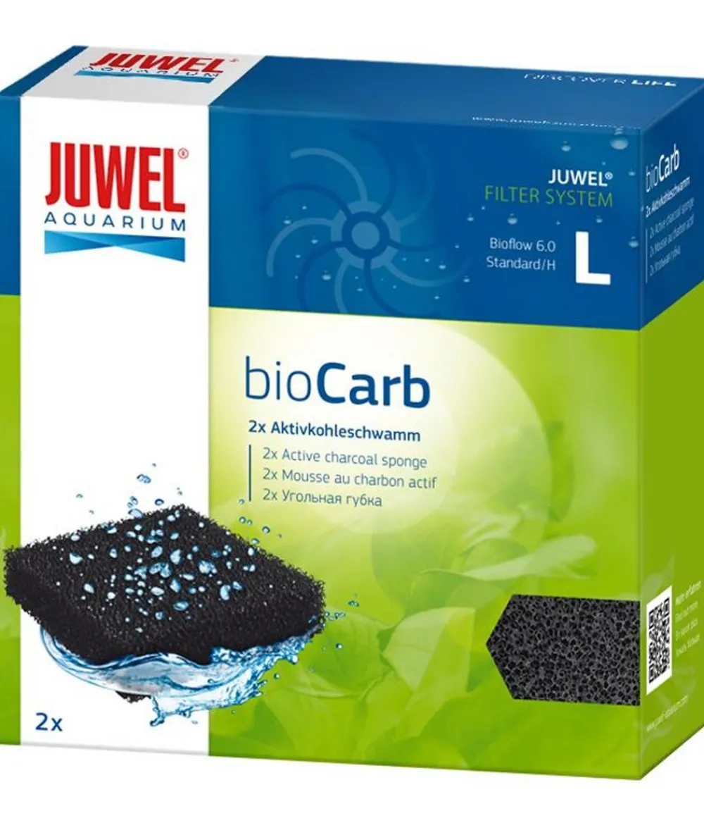 JUWEL® AQUARIUM Mehr Aquarium Zubehör > Aquariumzubehör Kohleschwamm bioCarb L, 2er-Set