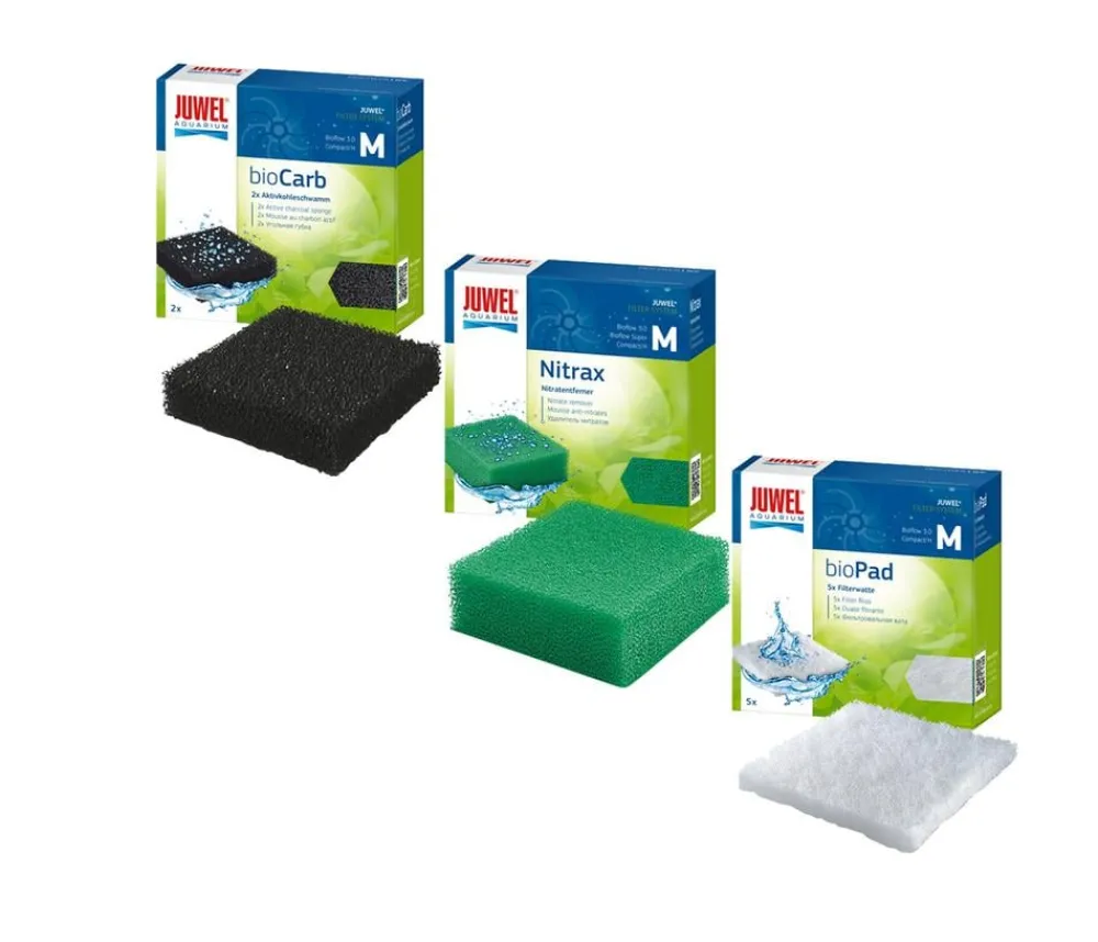 JUWEL® AQUARIUM Mehr Aquarium Zubehör > Filtermedien Filterset 1, 3-teilig