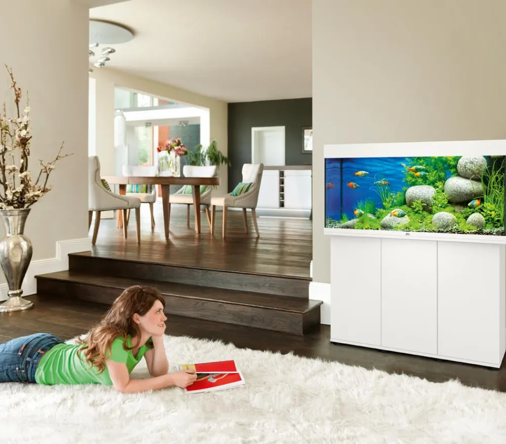 JUWEL® AQUARIUM Aquarium Komplettsets - Kombination Rio 180 LED, 180 l, ca. B101/H123/T41 cm Weiß