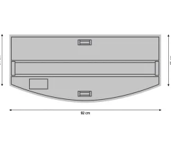 JUWEL® AQUARIUM Aquarium Komplettsets > Kombination Vision 180 LED, ca. B92/H128/T41 cm, 180 l