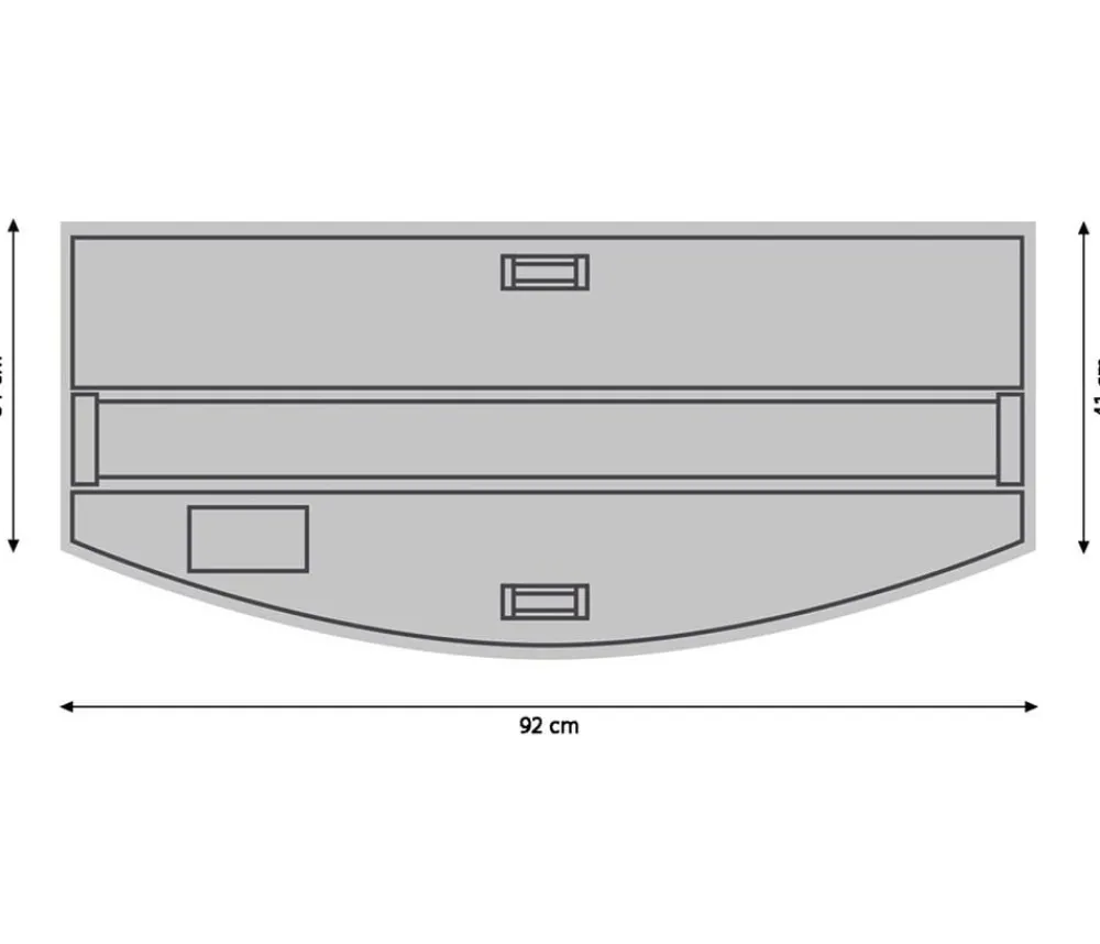 JUWEL® AQUARIUM Aquarium Komplettsets > Kombination Vision 180 LED, ca. B92/H128/T41 cm, 180 l