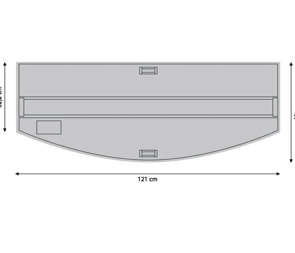 JUWEL® AQUARIUM Aquarium Komplettsets - Kombination Vision 260 LED Hellbraun
