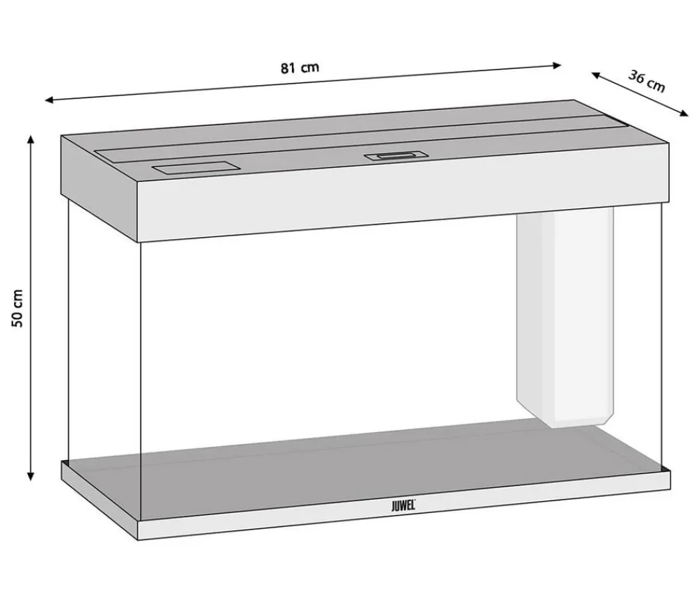 JUWEL® AQUARIUM Einzel Aquarien - Rio 125 LED Weiß