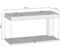 JUWEL® AQUARIUM Rio 350 LED Weiß Outlet