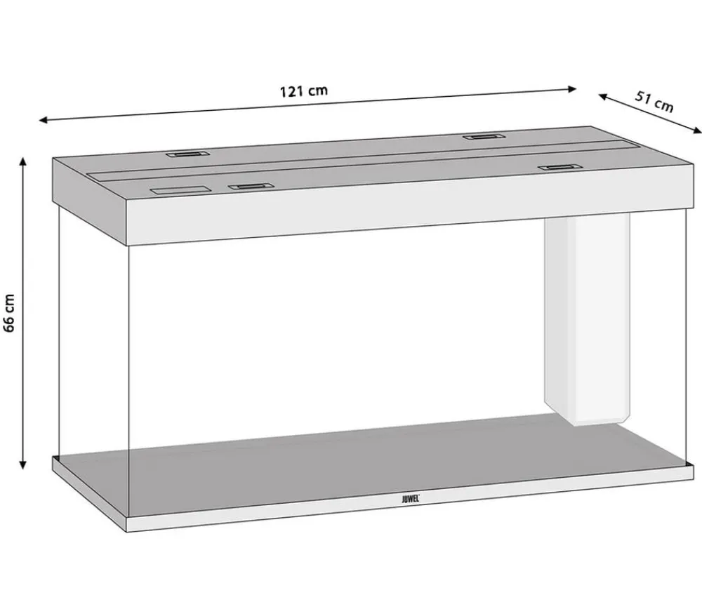 JUWEL® AQUARIUM Rio 350 LED Weiß Outlet