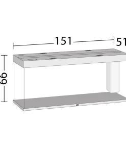 JUWEL® AQUARIUM Einzel Aquarien - Rio 450 LED Grau