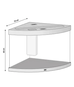 JUWEL® AQUARIUM Einzel Aquarien - Trigon 190 LED Weiß