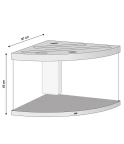 JUWEL® AQUARIUM Einzel Aquarien - Trigon 350 LED Hellbraun