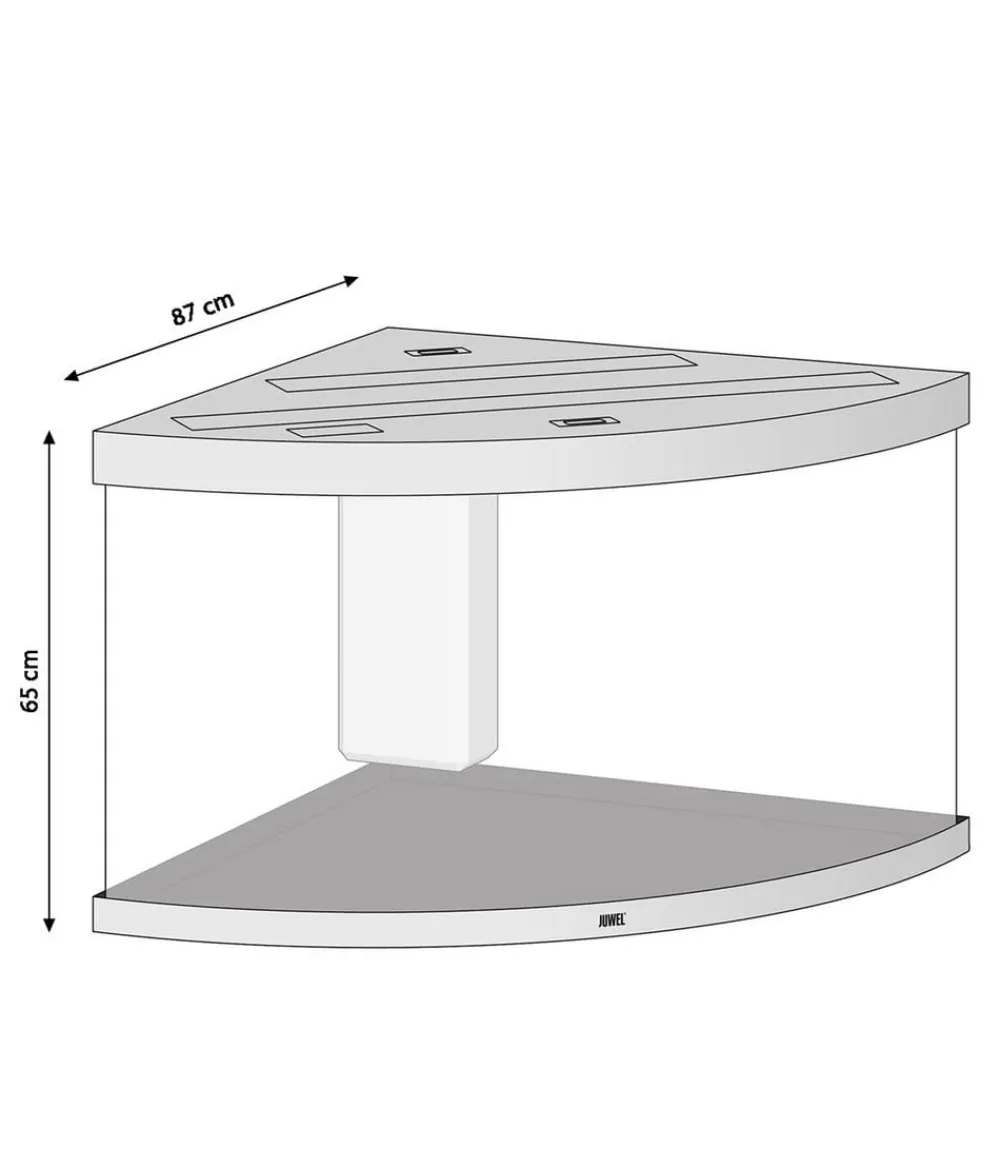 JUWEL® AQUARIUM Einzel Aquarien - Trigon 350 LED Hellbraun