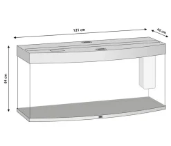 JUWEL® AQUARIUM Vision 260 LED Hellbraun