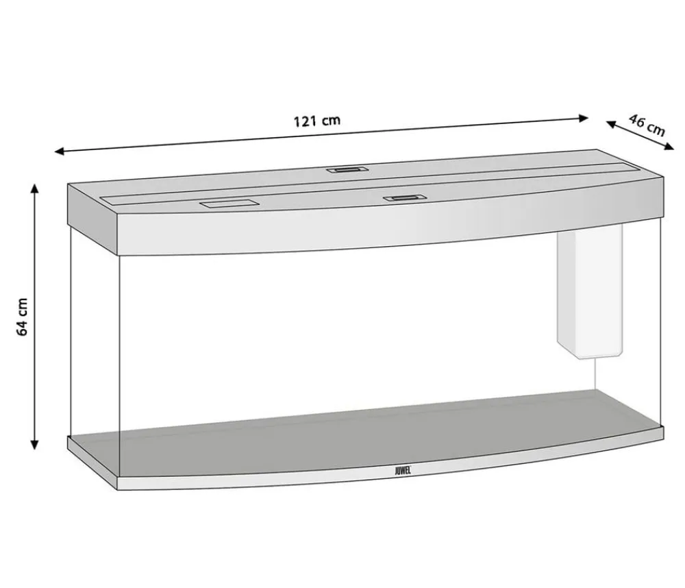 JUWEL® AQUARIUM Vision 260 LED Hellbraun